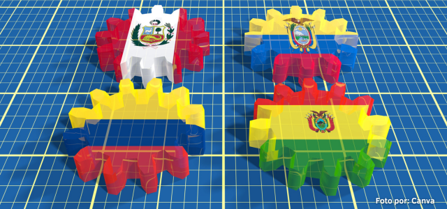 Comercio intracomunitario de Colombia con los países miembros de la CAN